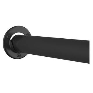 Everbilt Metal Closet Pole Sockets-Matte Black EH-WSTHDUS-538 - The Home Depot | The Home Depot