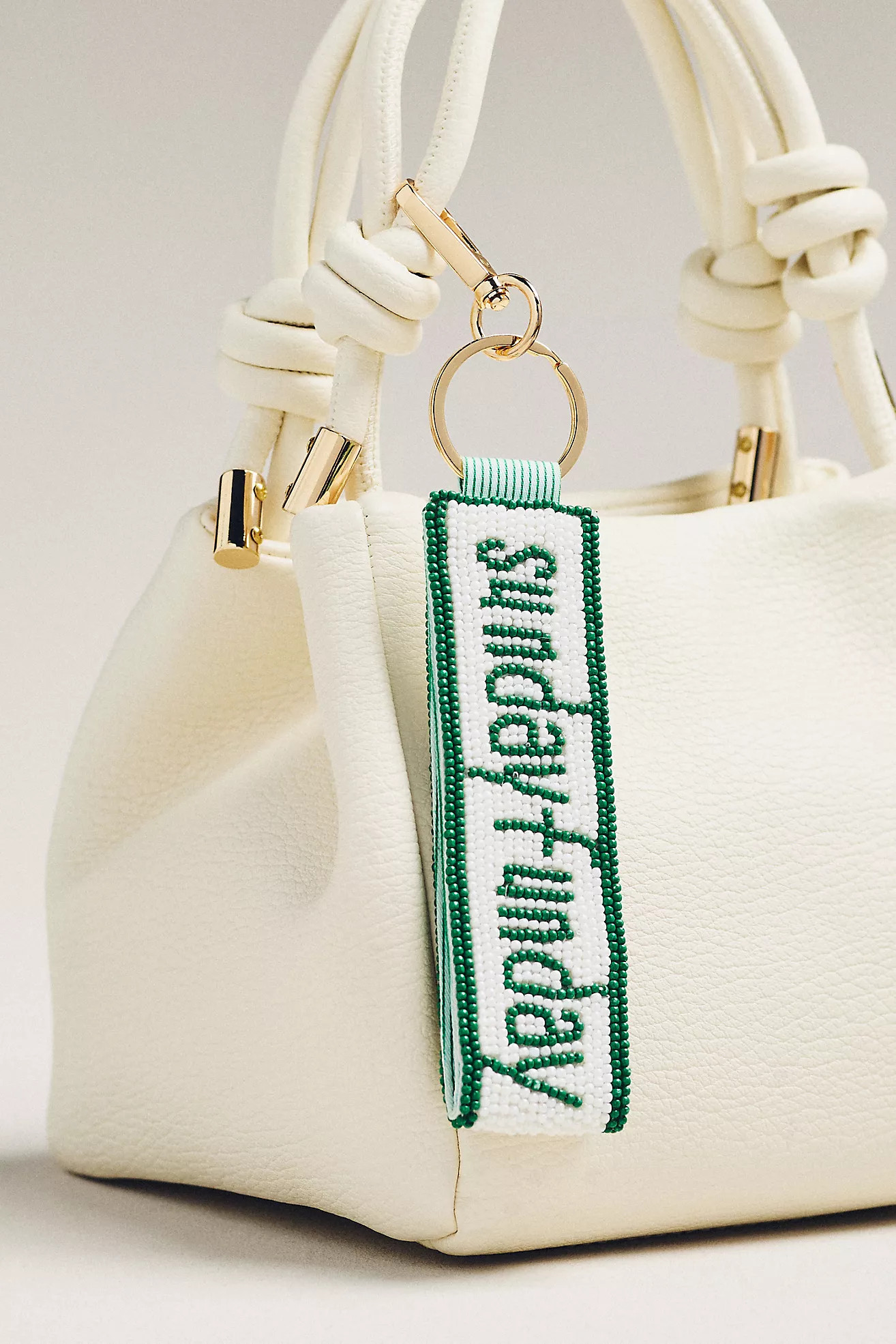 Beaded Game Day Bag Charm | Anthropologie (US)