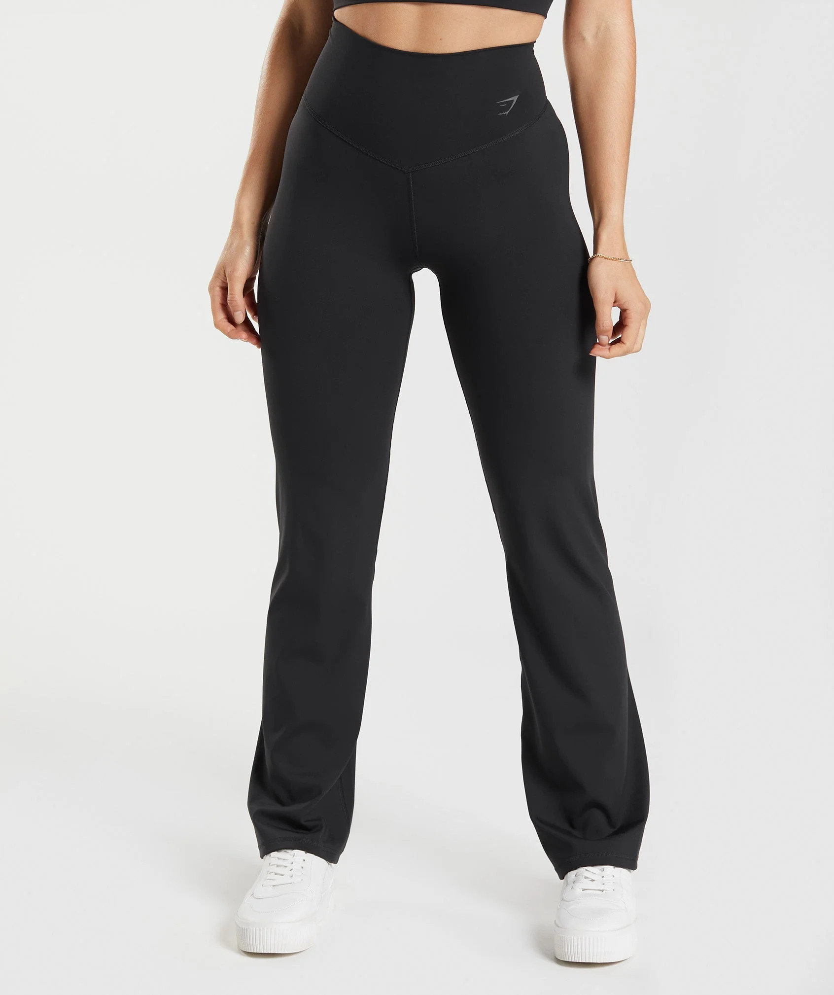 Gymshark Elevate Flared Leggings - Black | Gymshark US
