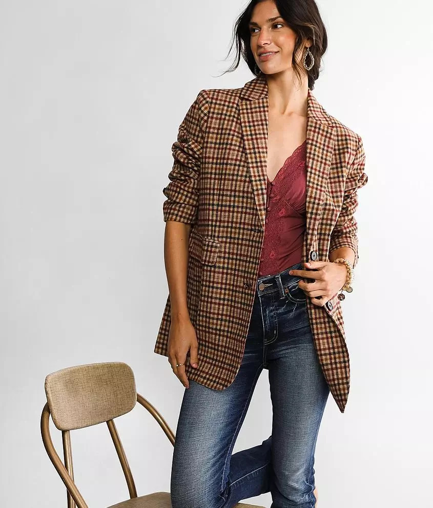 Timing Plaid Blazer | Buckle