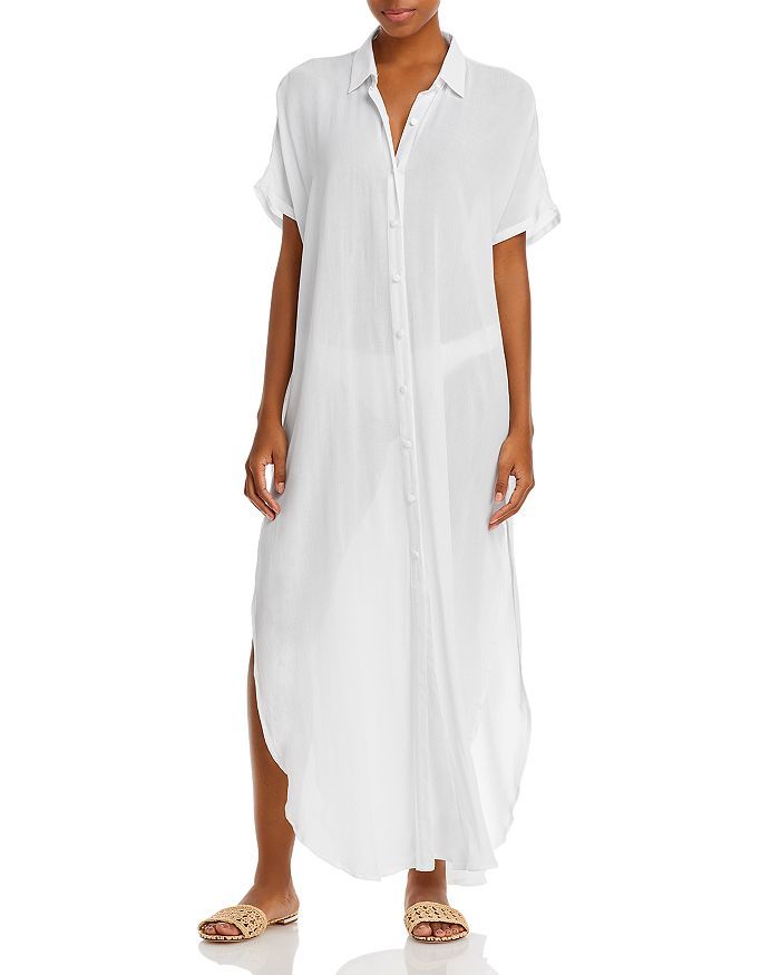 AQUA AQUA Button Front Maxi Swim Cover-Up  Back to Results -  Women - Bloomingdale's | Bloomingdale's (US)