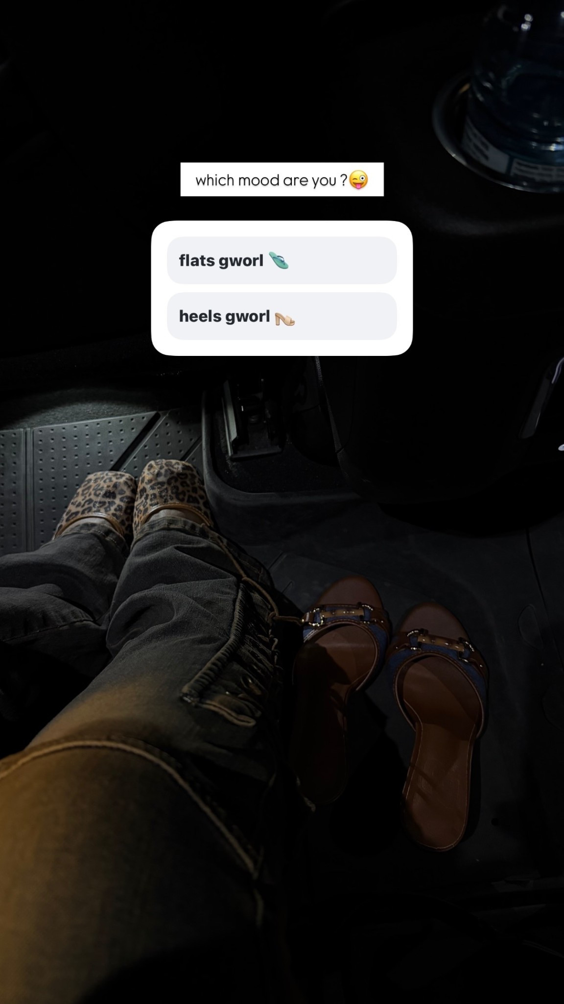 which mood are you ?😜. had to come prepared for the concert because I knew I’d be standing all night with my shoes 👠 🤣🤏🏾

#LTKshoes #LTKstyletip #LTKcanada