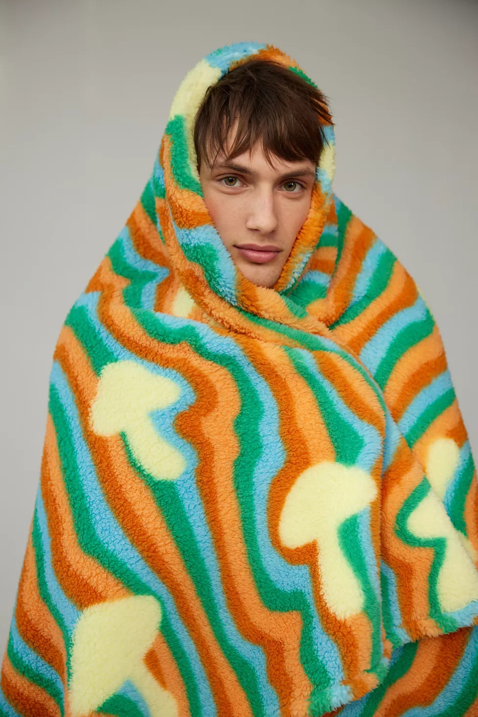 Printed Super Plush Soft Throw Blanket | Urban Outfitters (US and RoW)