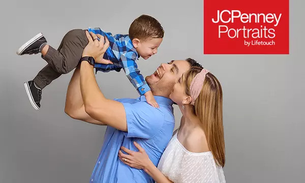 Capture Timeless Family Moments at JCPenney Portraits by Lifetouch – Includes Digital Image + Print or Canvas | Groupon North America