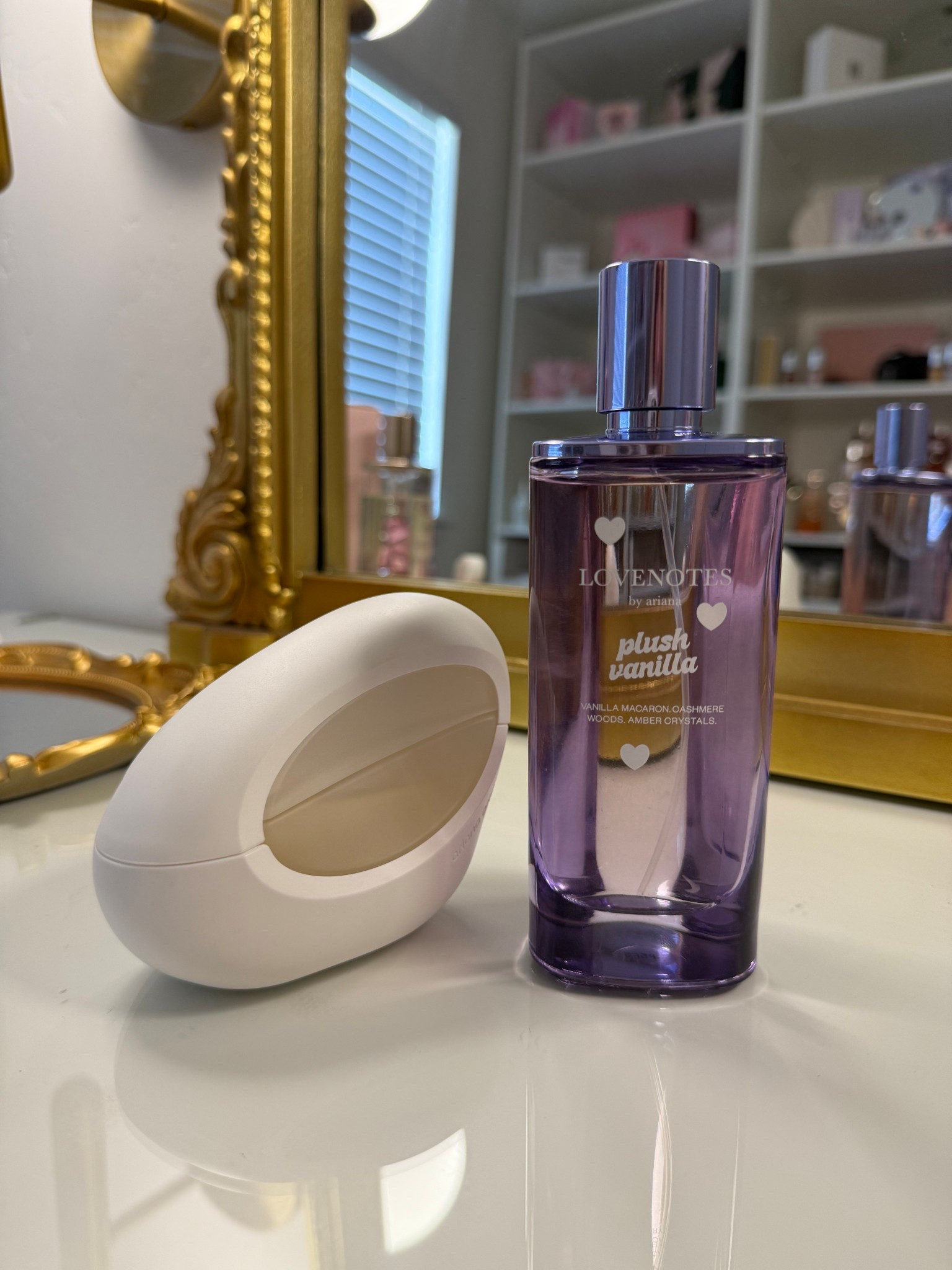 The perfect vanilla scent combo! 🤍🫧💜🍨