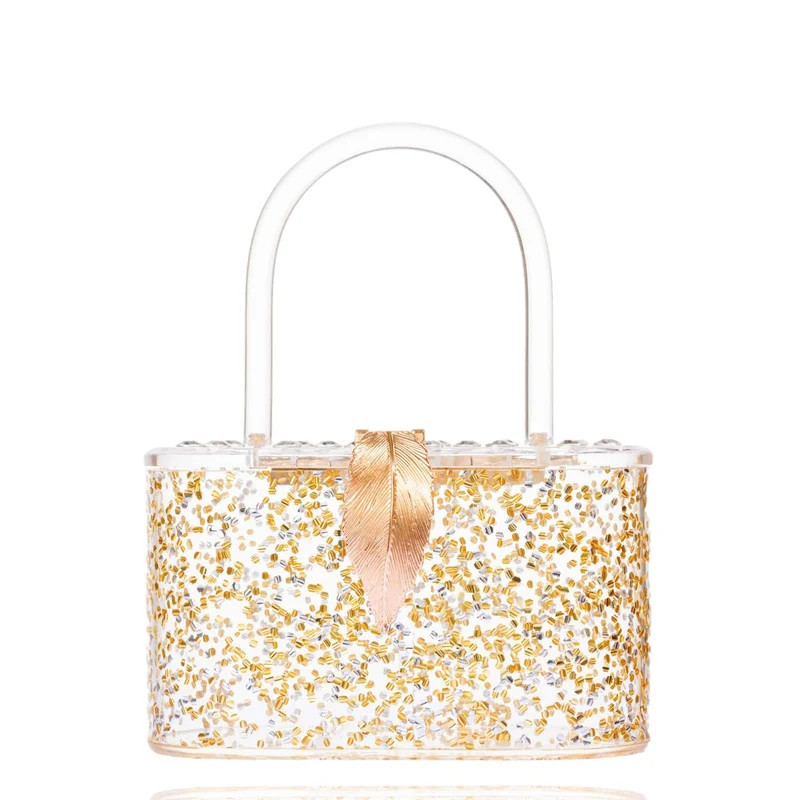 Milanblocks Gold Silver Glitter Confettie Bag - Gold/Silver | Verishop