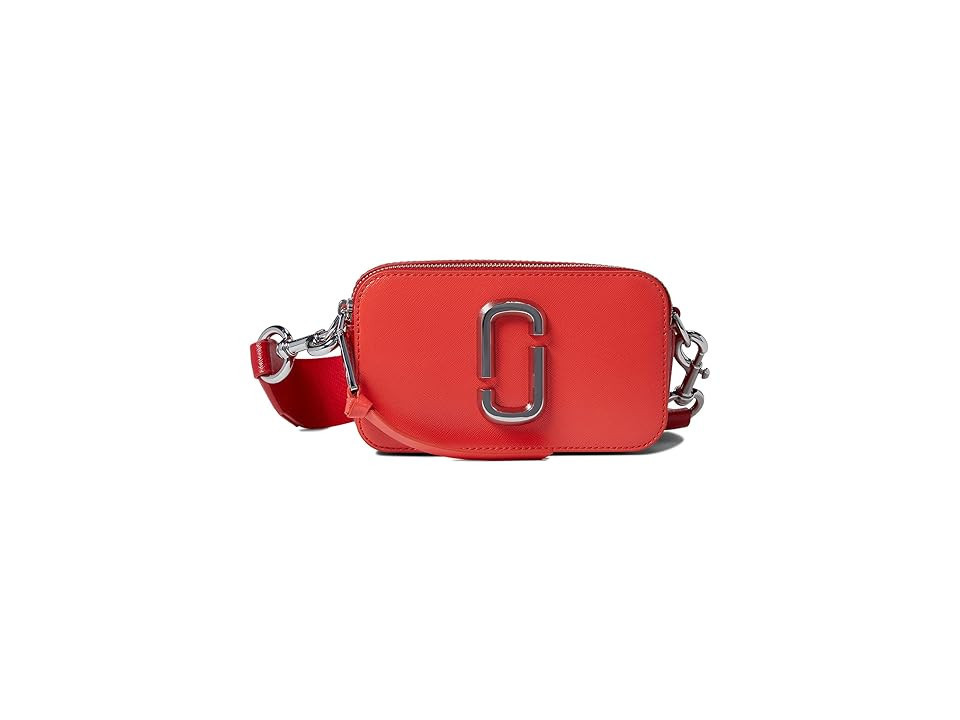 Marc Jacobs The Bicolor Snapshot Women's Handbags Electric Orange, Leather/Polyurethane | Zappos