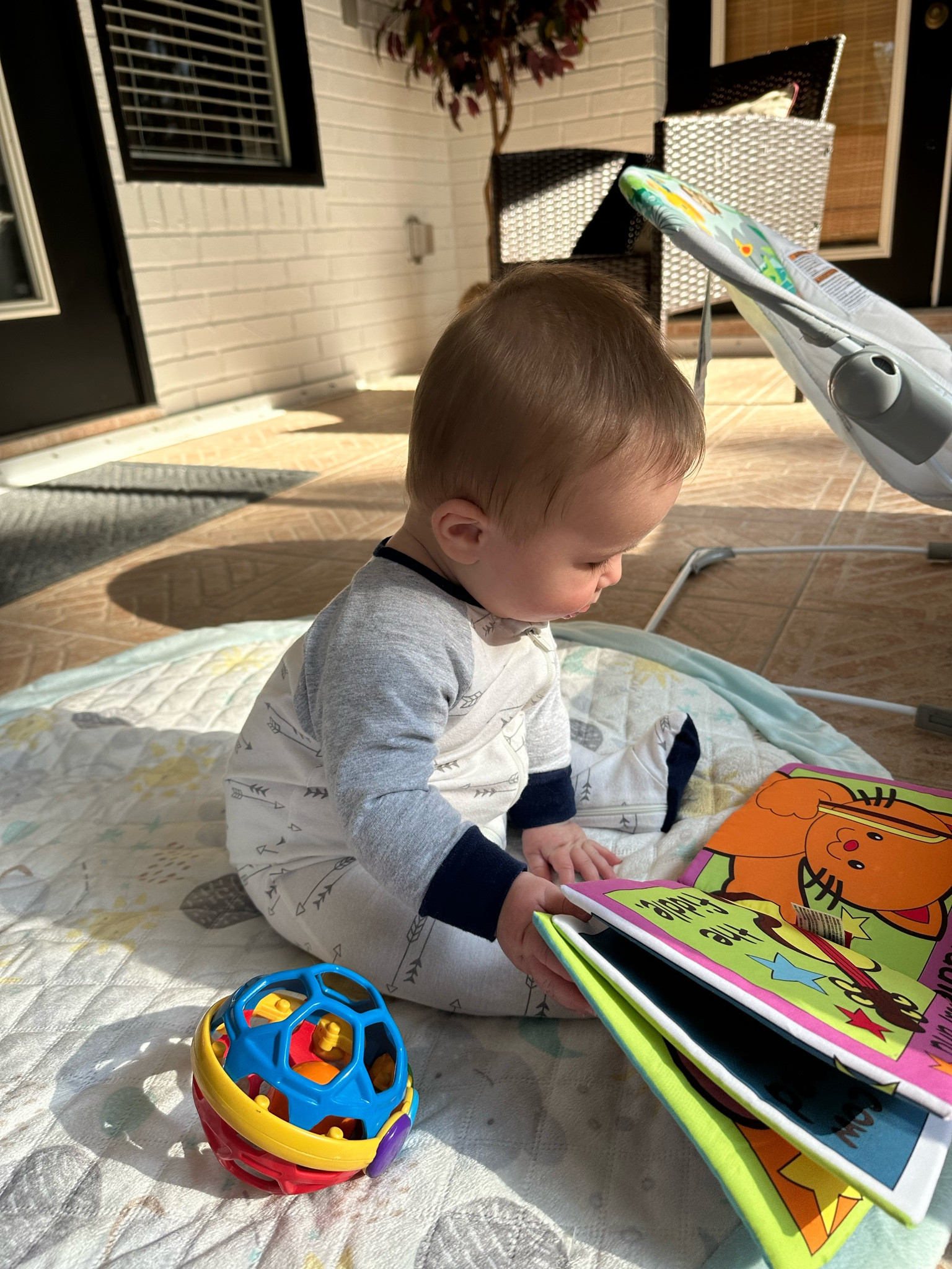 My little man loves crinkle books! Also this baby Einstein ball is a lifesaver

#LTKFamily #LTKKids #LTKBaby