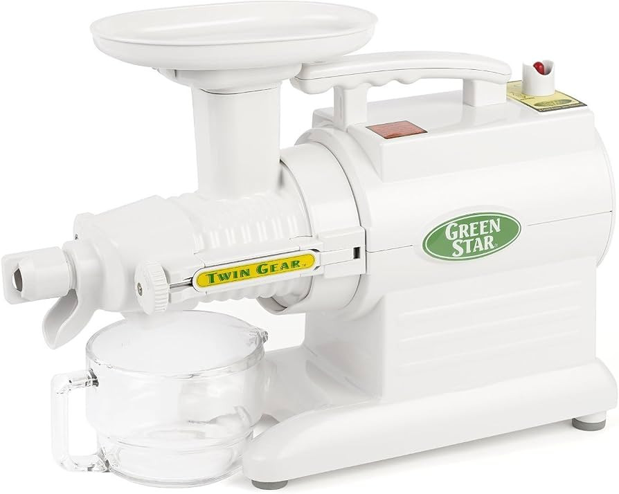 Tribest Greenstar GS-2000 Slow Masticating Juicer, Twin Gear Cold Press Juicer & Juice Extractor,... | Amazon (US)