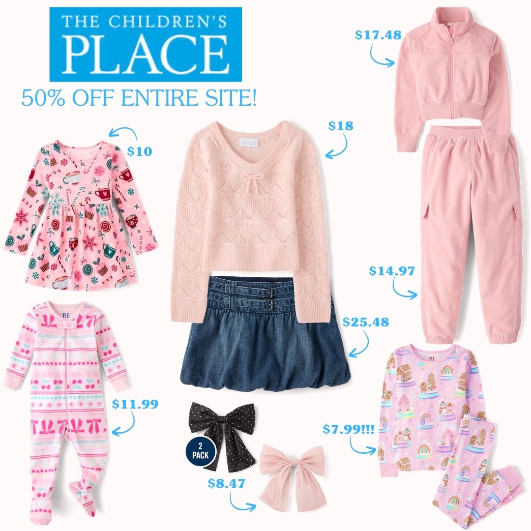 50% off site wide at The Children’s Place! 

#LTKHoliday #LTKGiftGuide #LTKSaleAlert