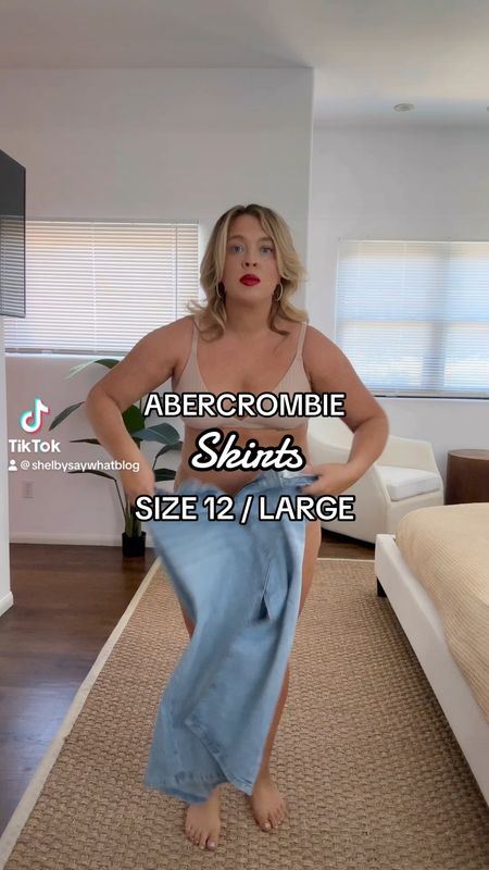 Abercrombie skirt haul. Denim & Cargo skirts perfect for fall. 
Size 12 / 32. 


#LTKSeasonal #LTKcurves #LTKmidsize