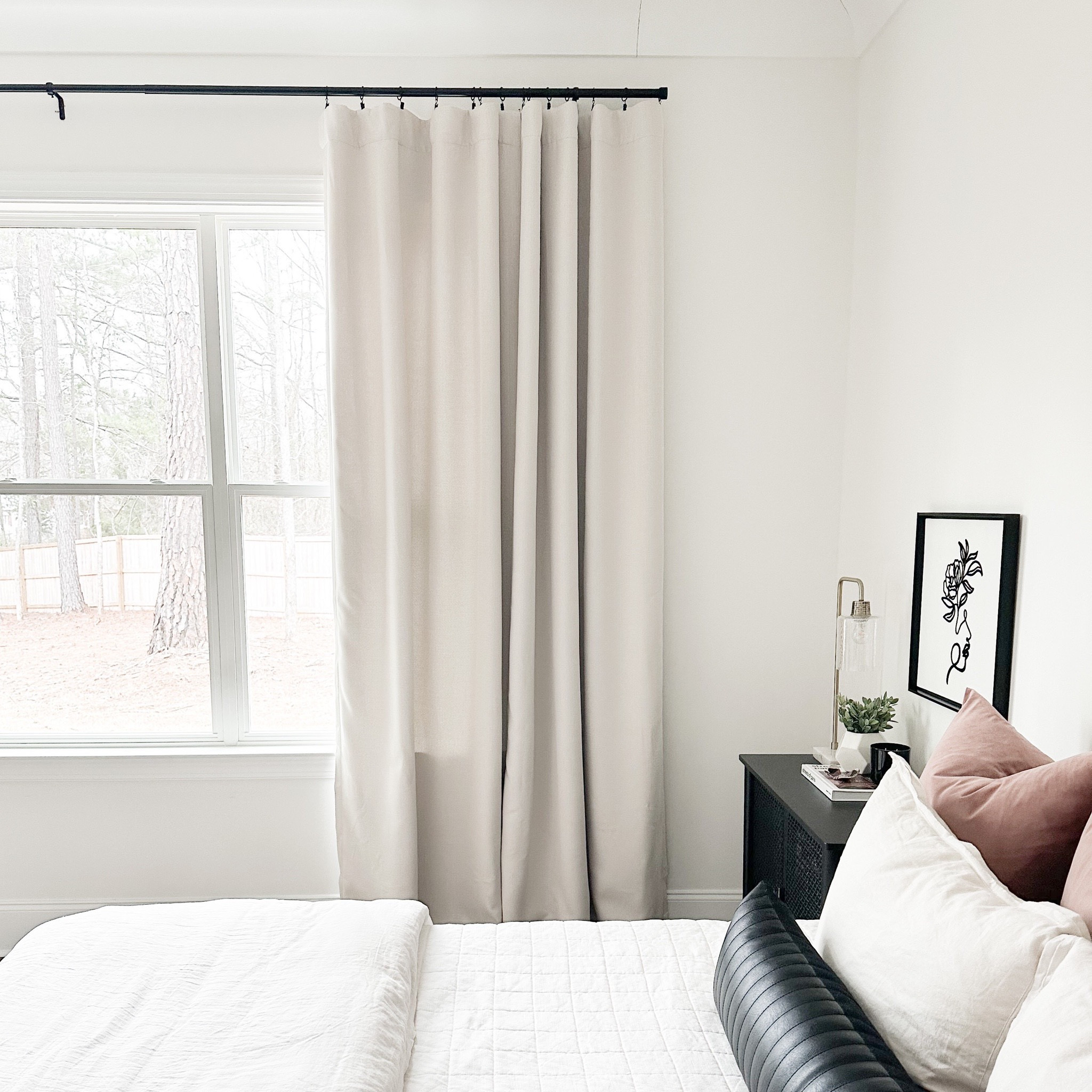 Drapes were one of the most challenging things to find when it came to my master bedroom refresh. I have 10-foot ceilings and a large window, and I didn’t want to spend a fortune. After some searching you won’t believe where I found the perfect room darkening drapes! #drapes #masterbedroom #bedroominspiration #amazonfind  #competition #ltkfind

#LTKFind #LTKstyletip #LTKhome
