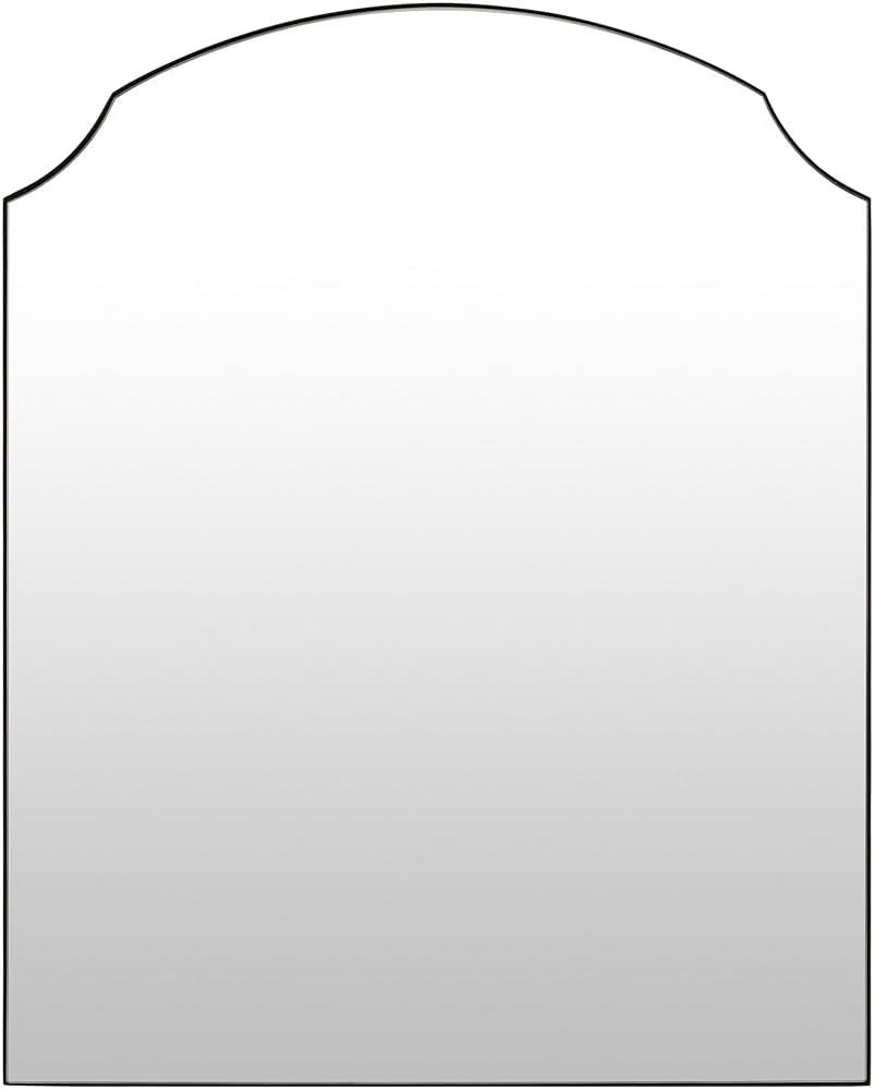 Livabliss x Galey Alix Landon Traditional Accent Mirror, 36" H x 29" W x 1" D, Black | Amazon (US)