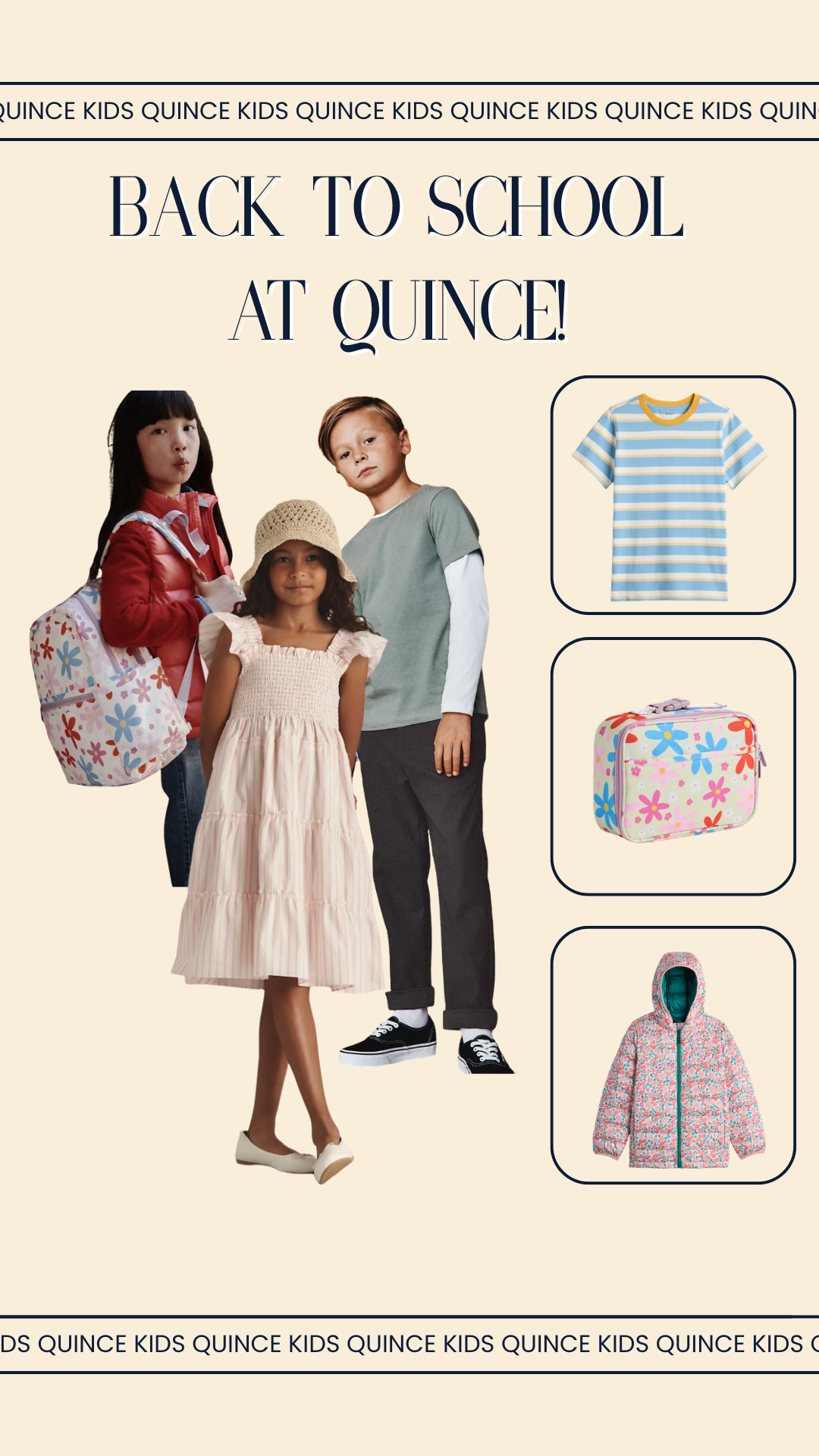 Back to school at Quince!  

 #LTKkids