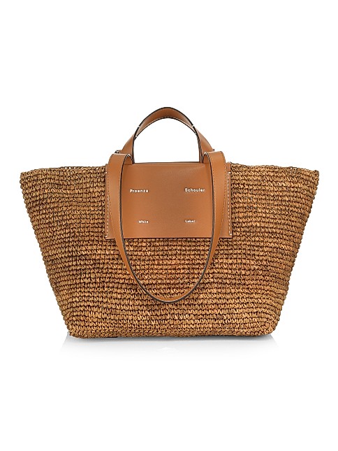 Large Morris Raffia Tote | Saks Fifth Avenue