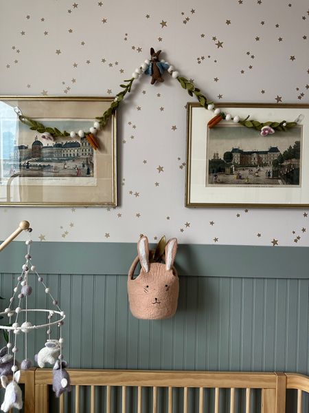 Put up some Easter decorations in the nursery!

Felted bunny Easter basket, felt garland, Peter rabbit, rabbit bunny crib mobile 

#LTKSeasonal #LTKhome #LTKbaby