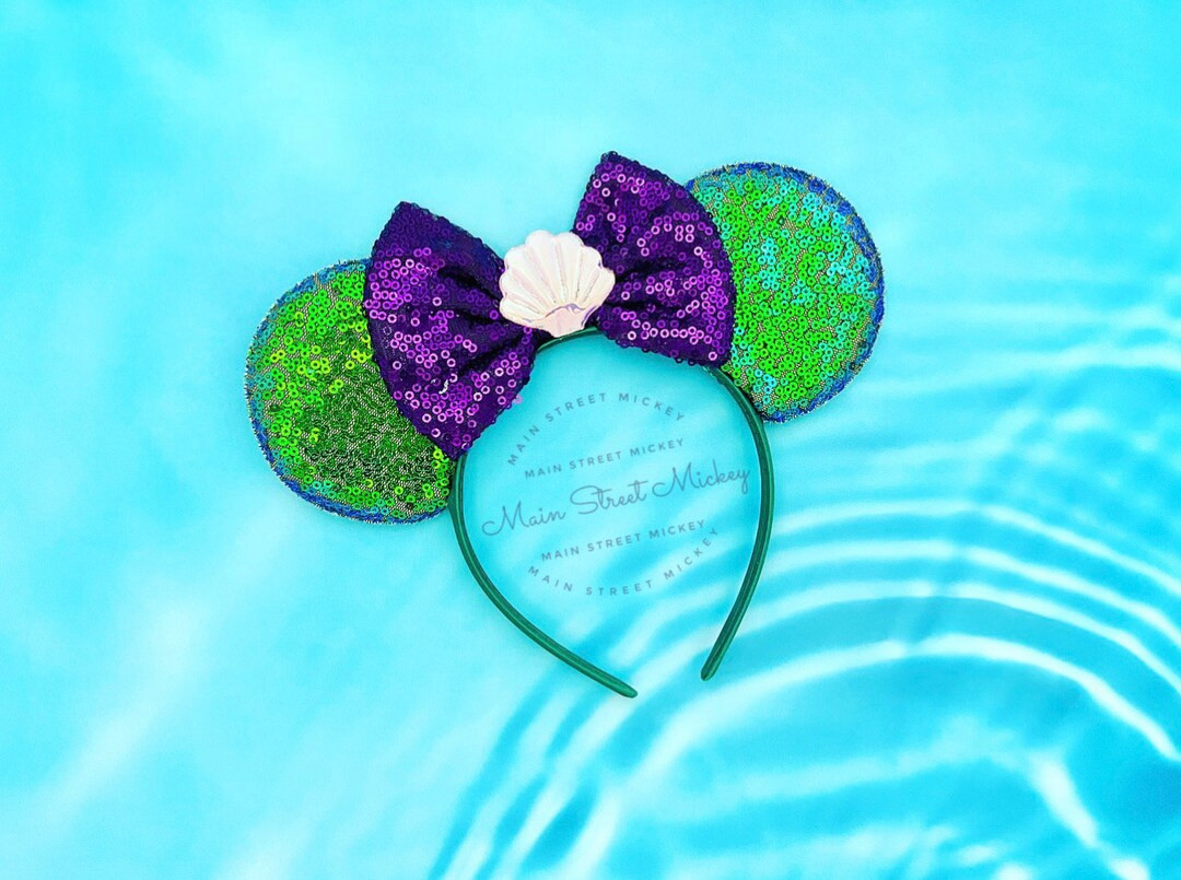 Minnie Mouse Ariel Ears Disney Ears for Adults and Kids - Etsy | Etsy (US)