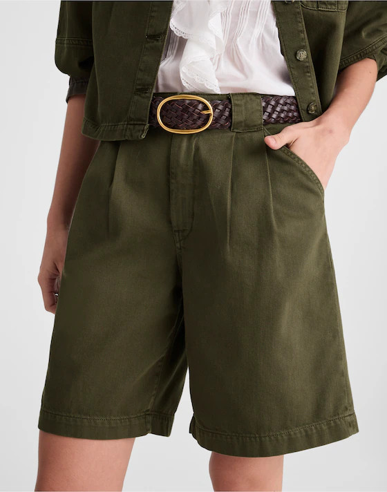 Pleated Trouser Short | Madewell