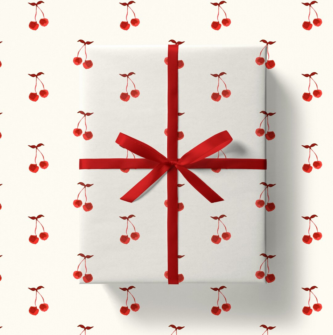 Wrapping Paper: Ma Cherie Cherries 2024 Cherie - Etsy | Etsy (US)