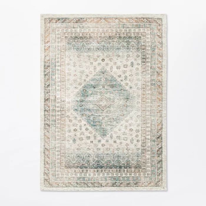 Woven Diamond Persian Rug Neutral - Threshold™ designed with Studio McGee | Target