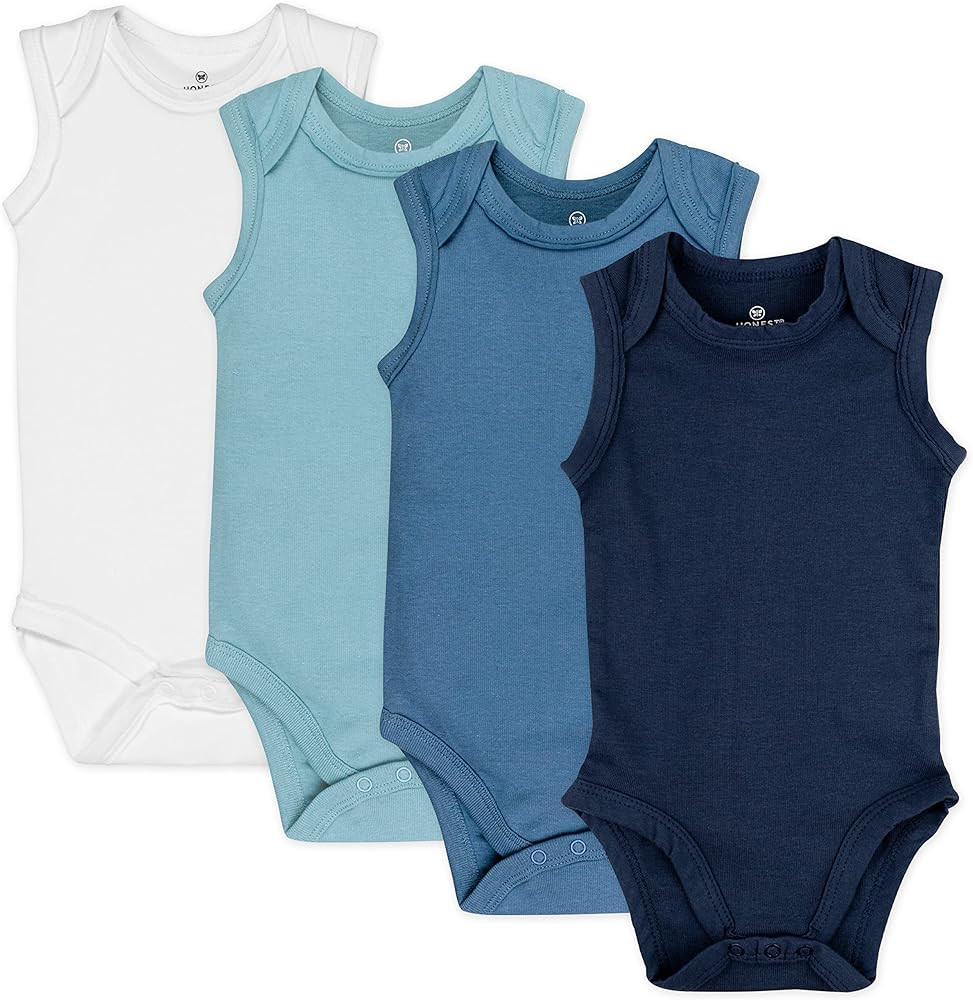 HonestBaby Multipack Sleeveless and Cami Bodysuits One-Piece 100% Organic Cotton for Infant Baby ... | Amazon (US)