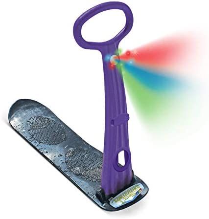 The Original LED Ski Skooter, Fold-up Snowboard Kick-Scooter for Use on Snow & Grass, Snow Sled, Win | Amazon (US)