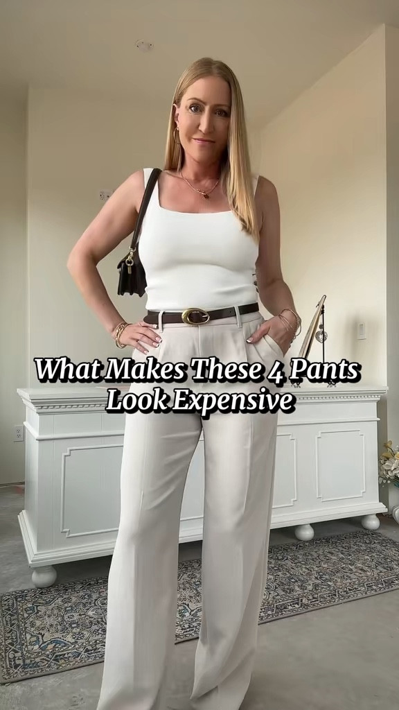 Same outfit, four different tailored trousers—each one creates a completely different feel. 🤍 From crisp light neutrals to rich taupes, this is how I build a polished outfit around one simple base. If you’re deciding between neutral trousers, I linked all four so you can compare the fit, tone, and overall look and choose what works best for your wardrobe.

#LTKgrwm #LTKWorkwear #LTKOver40