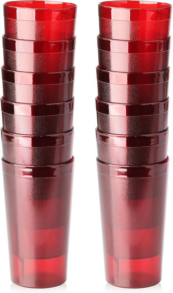 New Star Foodservice 46328 Tumbler Beverage Cup, Stackable Cups, Break-Resistant Commercial SAN P... | Amazon (US)