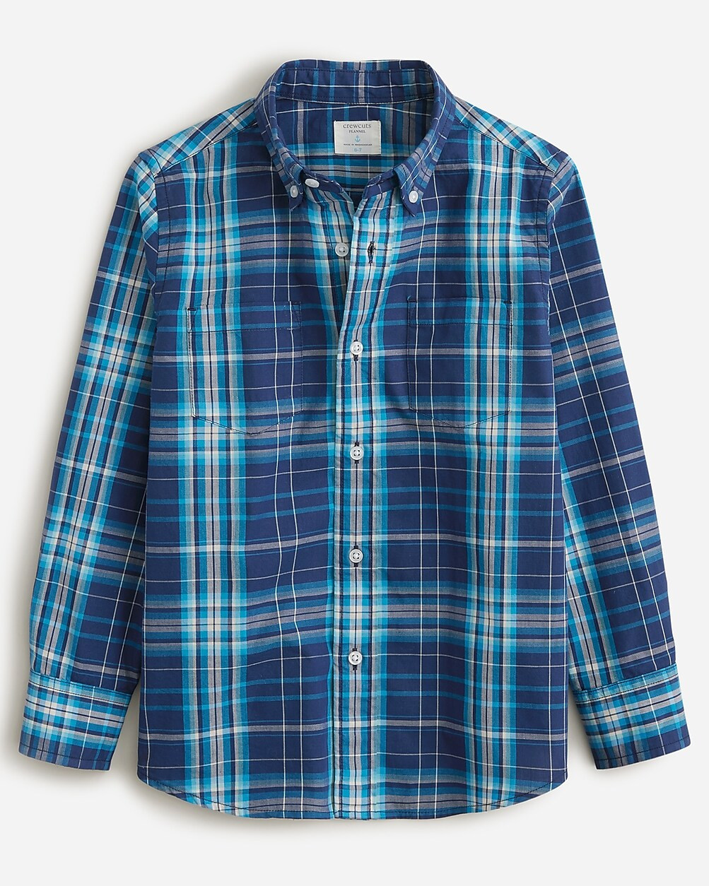 Kids' yarn-dyed button-down poplin shirt | J. Crew US