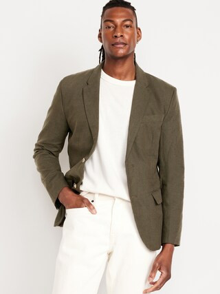 Linen-Blend Blazer | Old Navy (US)