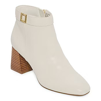 Liz Claiborne Womens Macomb Booties Block Heel | JCPenney