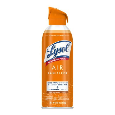 Lysol Tropical Sunset Air Sanitizer Aerosol Spray - 10oz | Target