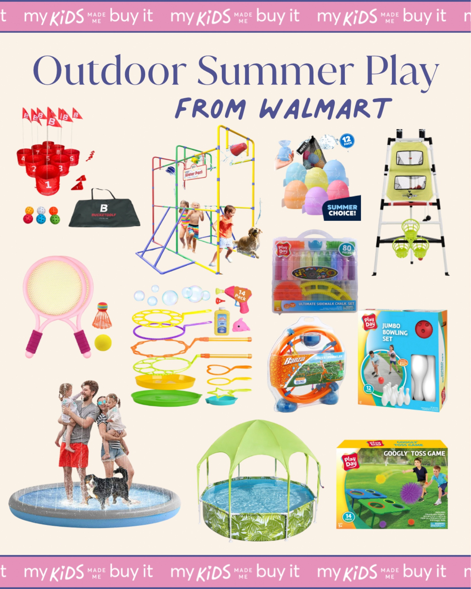 Outdoor summer fun for the kids from Walmart! Water fun, games, and more.

Family Fun | Summer Fun | Walmart Family | Walmart Toys | Walmart Games

#LTKKids #LTKFindsUnder50 #LTKFamily