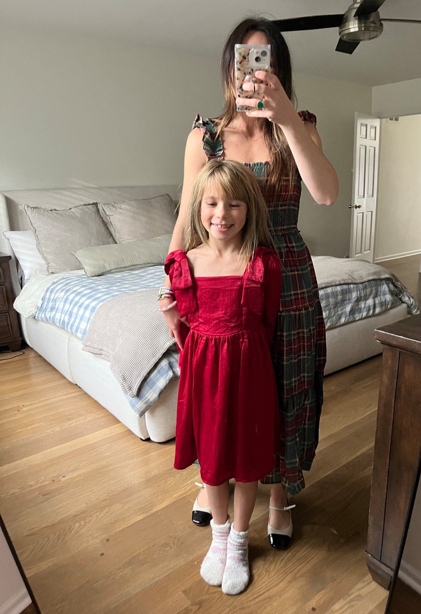 Matching holiday outfits ❤️💚

#LTKHoliday #LTKKids #LTKgrwm