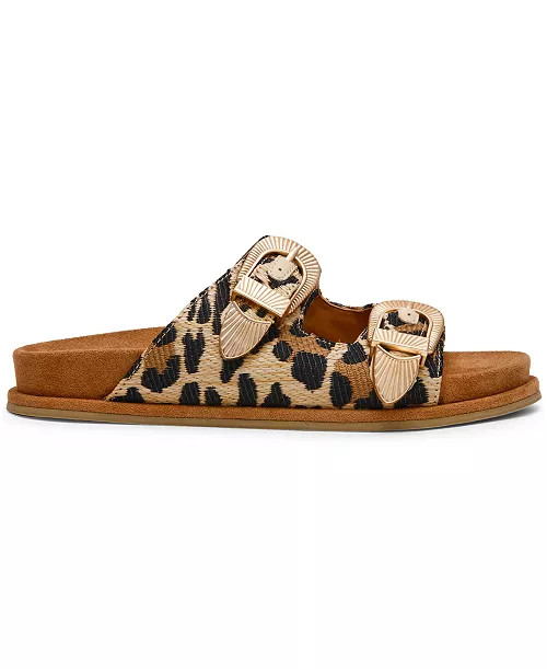 Women's Percy Double Buckle Footbed Sandals | Macy's