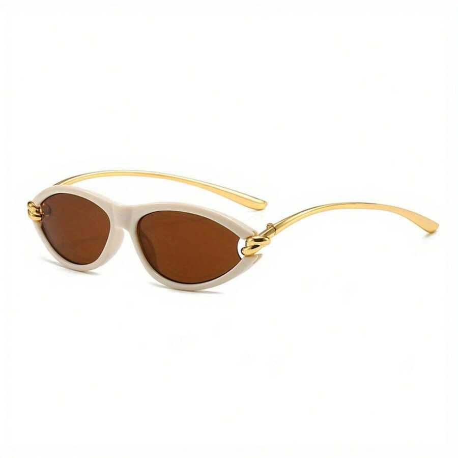 1 Pc/Set, Stylish Cat-Eye Sunglasses With A Sophisticated Knot Design And Oval Frames. Available ... | SHEIN