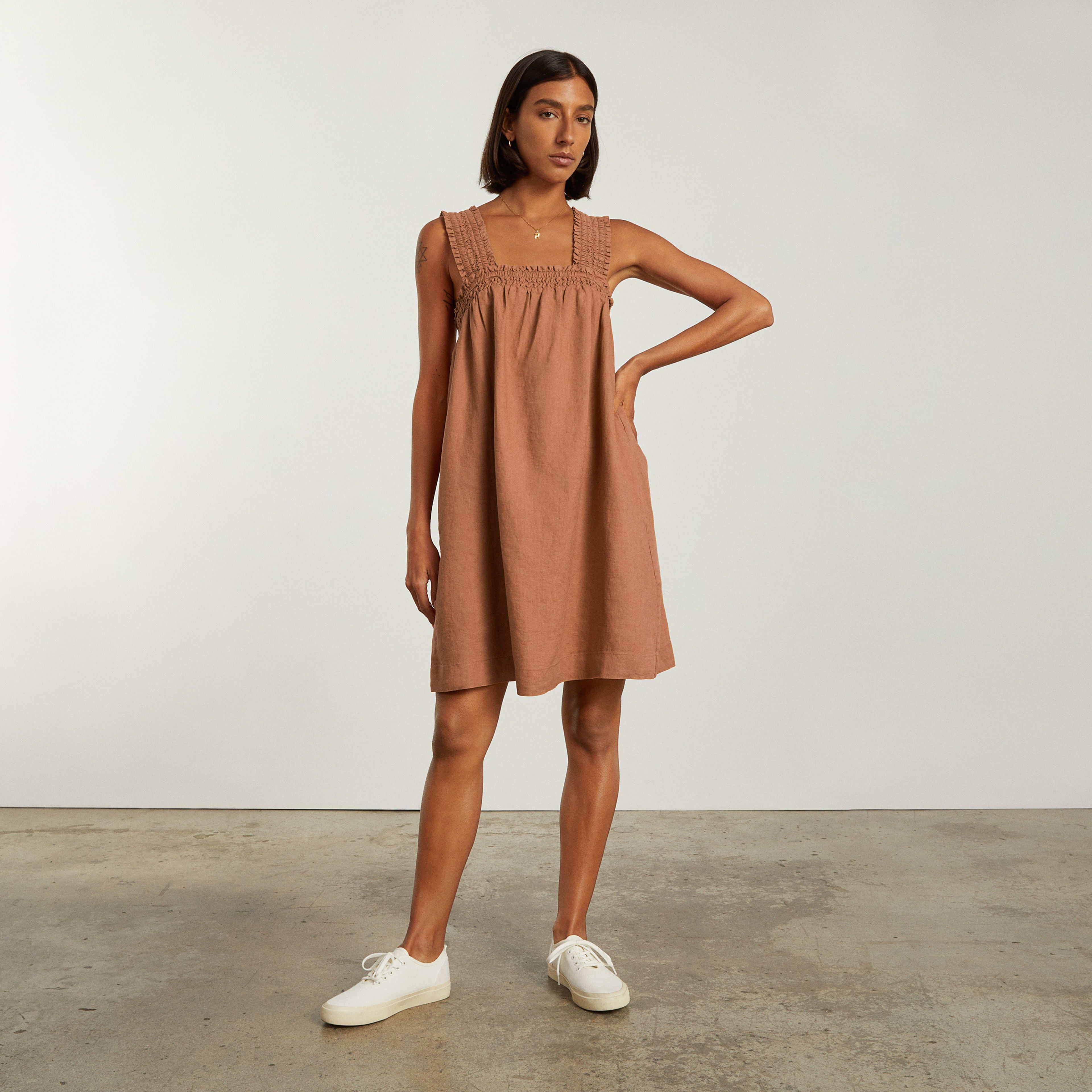 The Smocked Linen Dress | Everlane