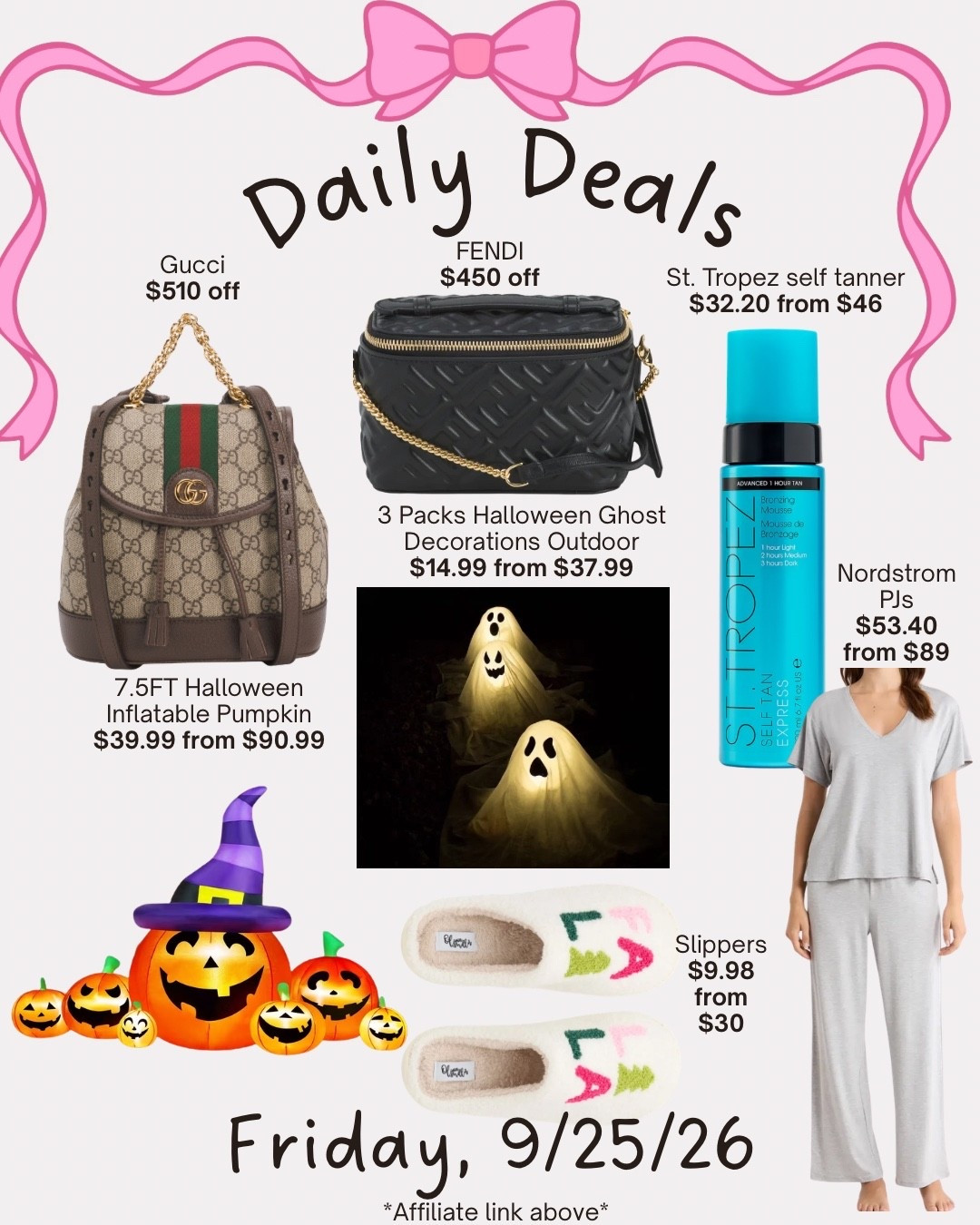 Daily deals

#LTKSeasonal #LTKSaleAlert #LTKootd