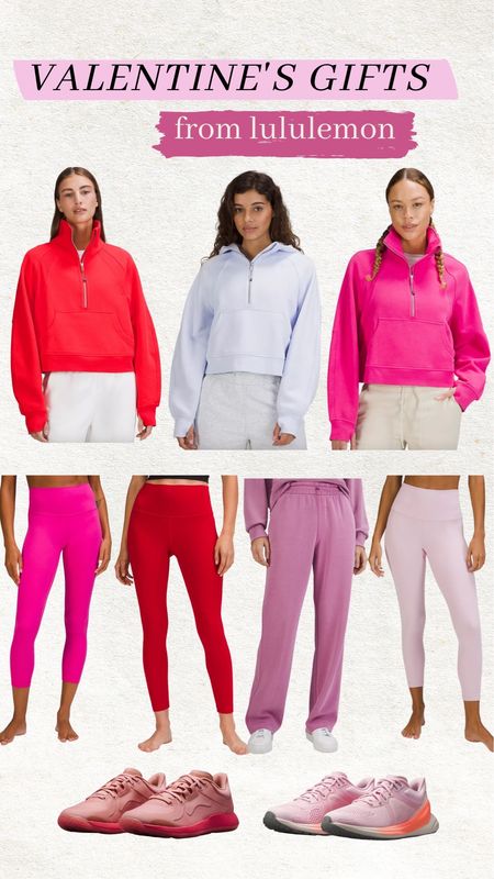 Valentine’s Day gifts for her 💖 loving all these bright & fun colors from lululemon! I wear these sweatshirts in size XS/S.

Valentines gift idea; gifts for her; Valentine’s Day; girlfriend gifts; mom gifts; lululemon scuba hoodie; lululemon align leggings

#LTKstyletip #LTKSeasonal #LTKGiftGuide