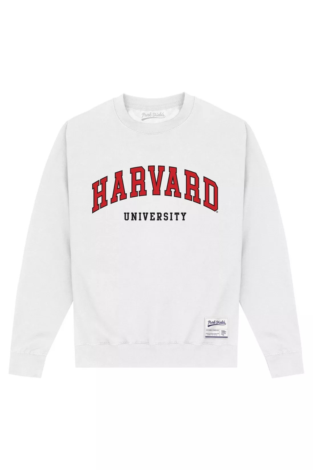 Hoodies & Sweatshirts | Script Sweatshirt White Crew Long Sleeve | Harvard University | Debenhams UK