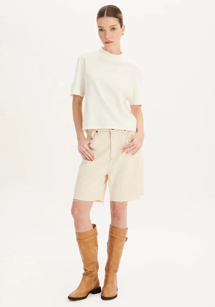 Bermuda Branca My Favorite Things Comfort Sarja | ZZ Mall (BR)