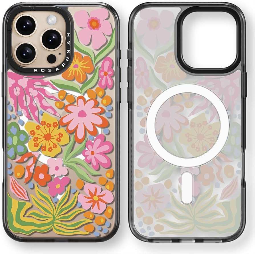 Magnetic for iPhone 16 Pro Magsafe Case Cute - Durable Shockproof 6.6 ft Drop Impact Phone Case -... | Amazon (US)