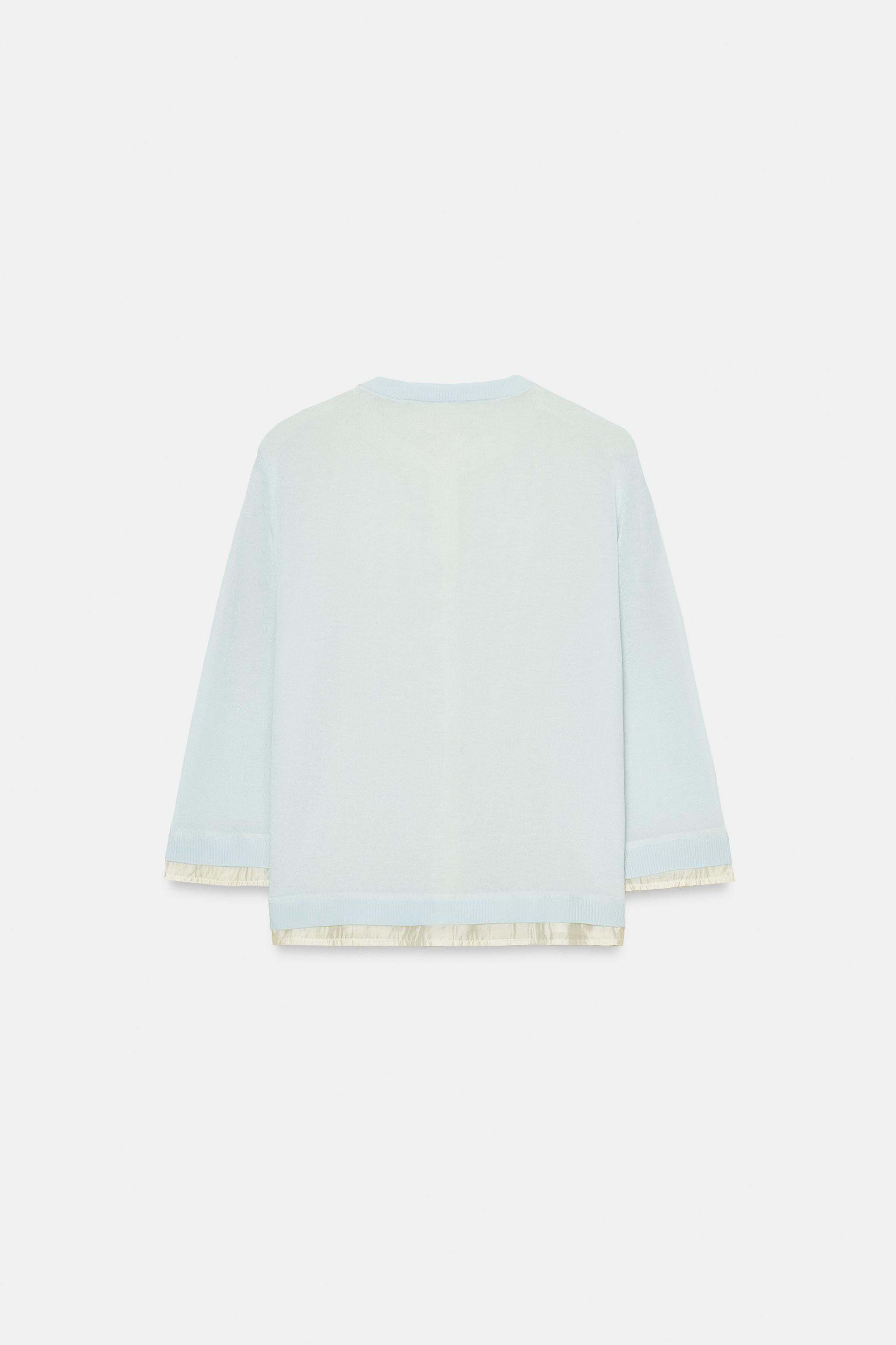 COMBINATION KNIT JACKET | Zara US