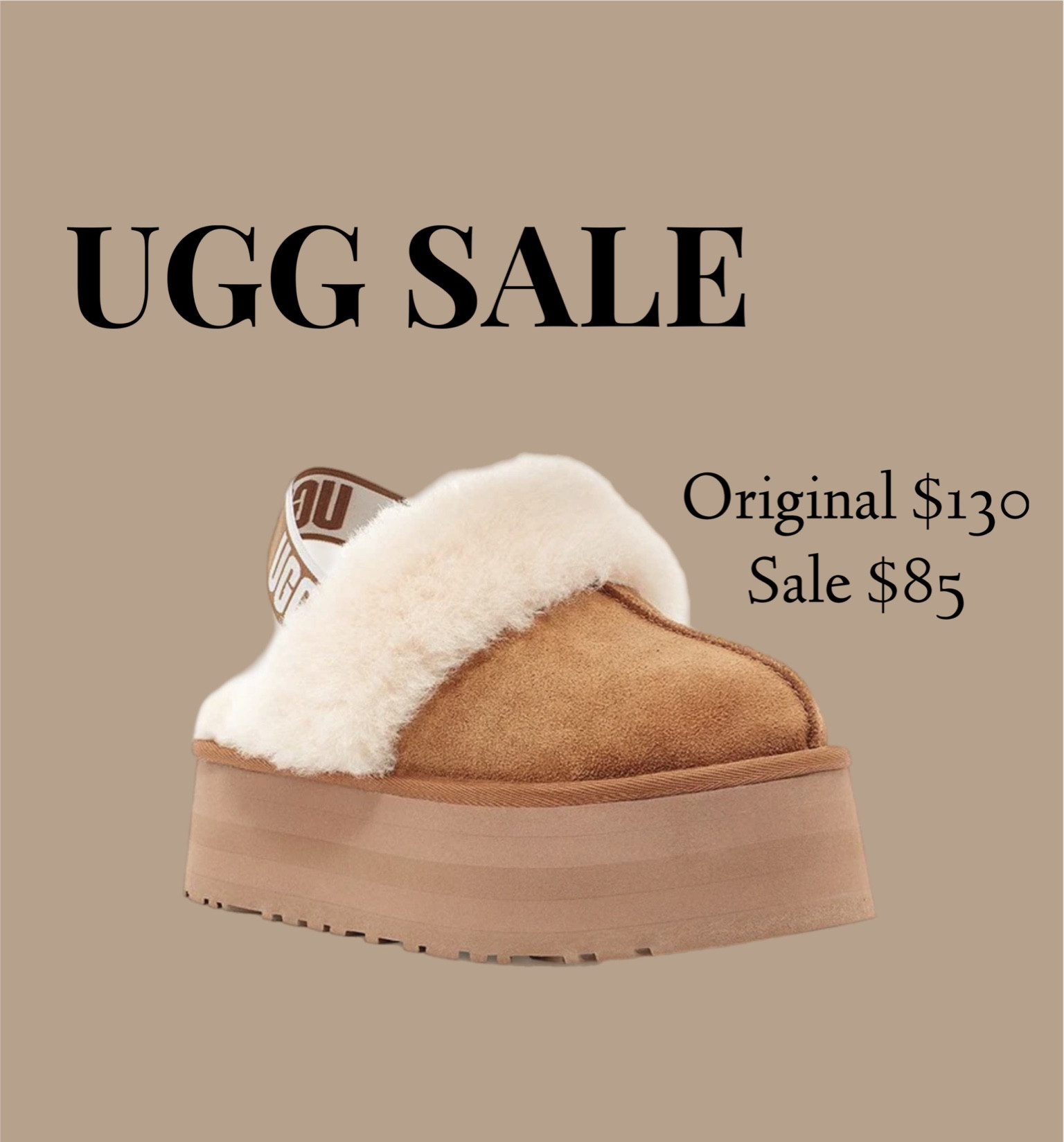 Ugg funkette 2024 suede clogs