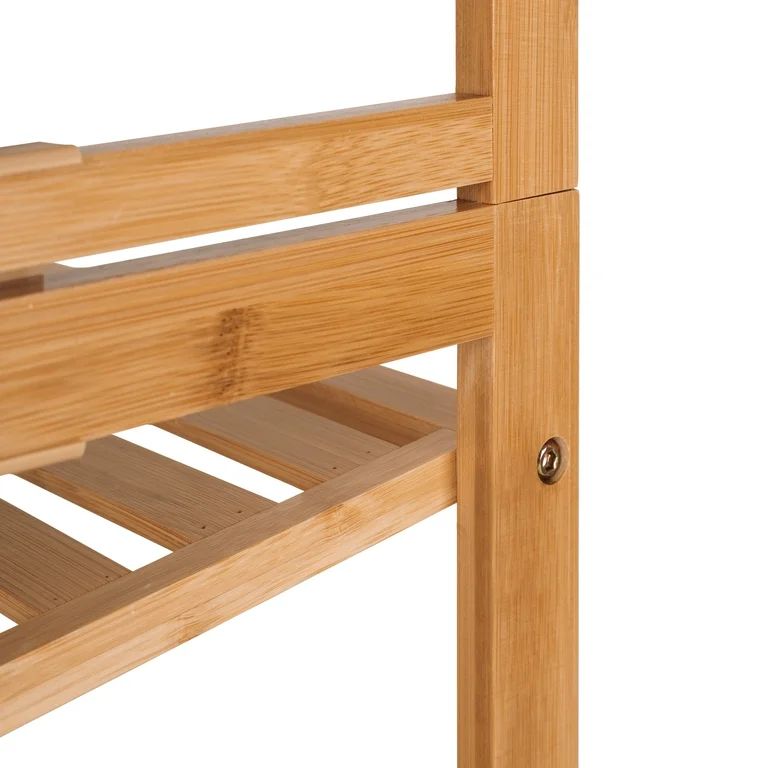 Better Homes & Gardens Bamboo 3 Tier Shoe Rack | Walmart (US)