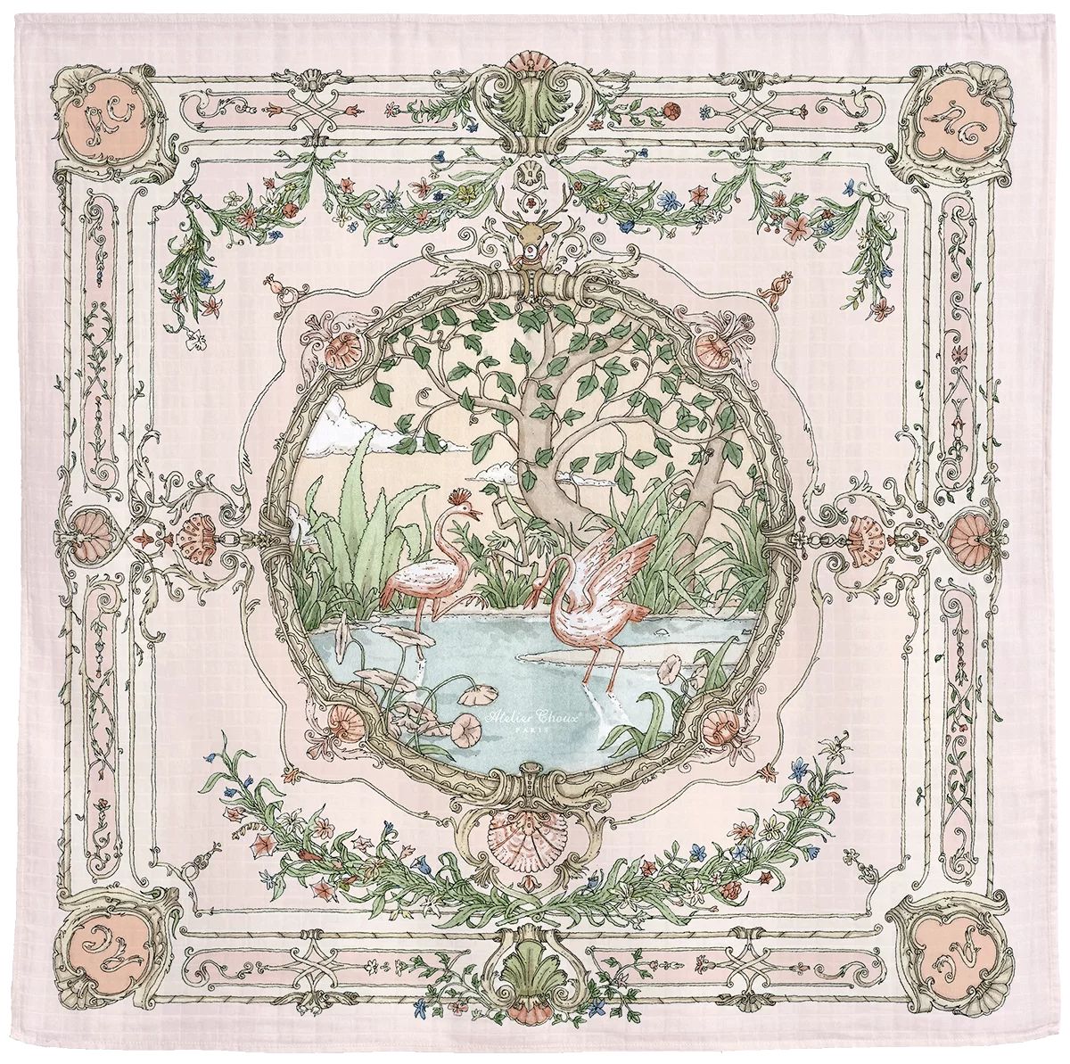 Carré - Tapestry Peachy - Atelier Choux | Atelier Choux