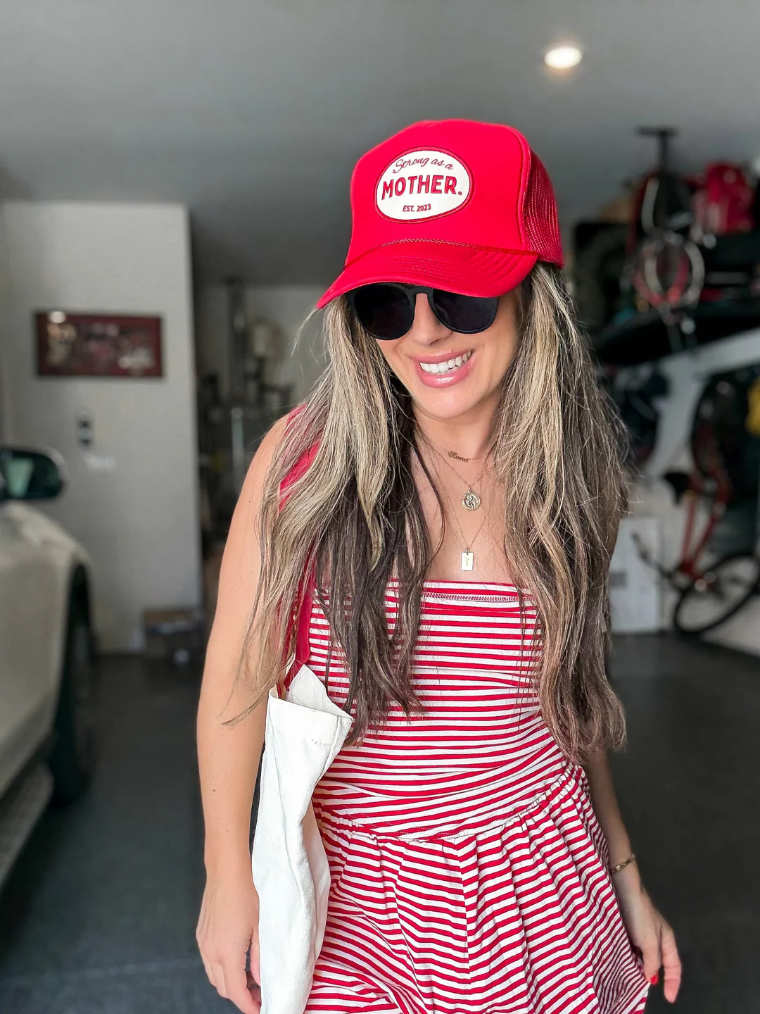 VINTAGE Mother Patch Hat - Red | Mother Hats