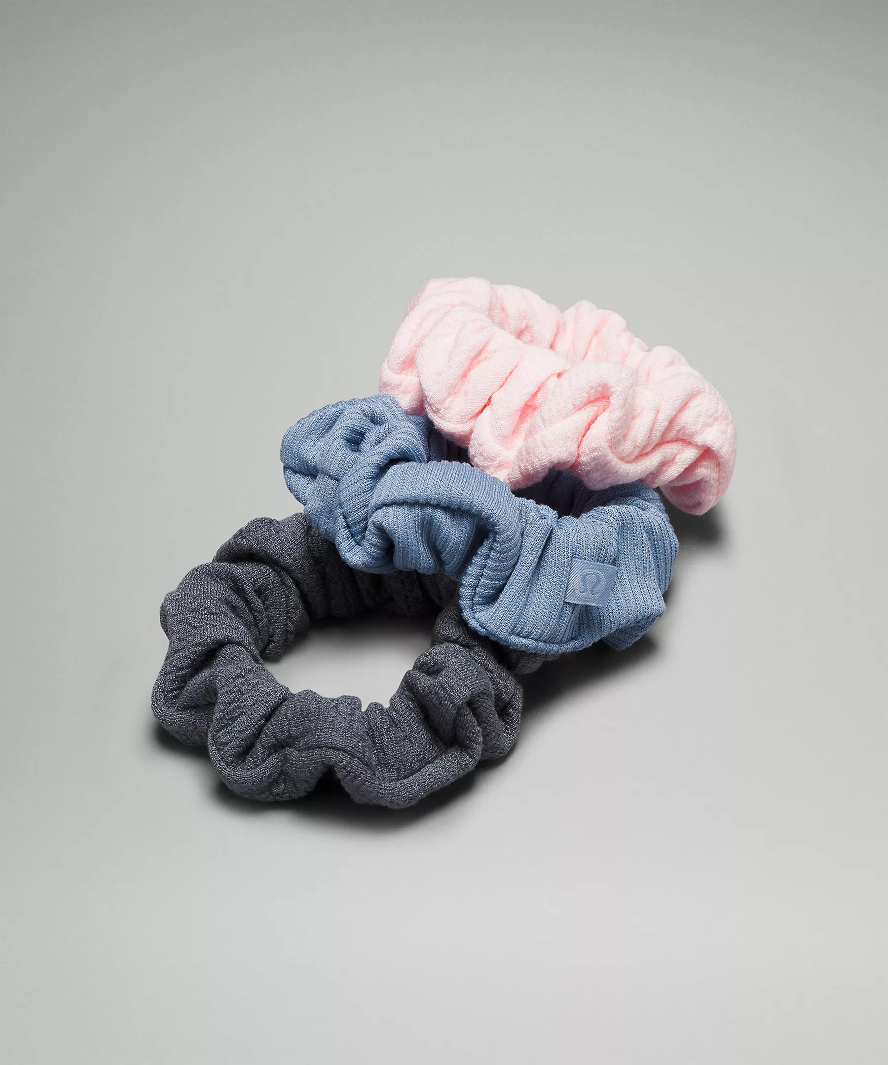 Uplifting Scrunchies Textured *3 Pack | Women's Accessories | lululemon | Lululemon (US)
