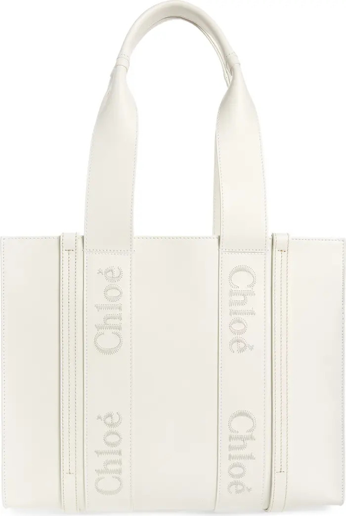 Chloé Medium Woody Leather Tote | Nordstrom | Nordstrom