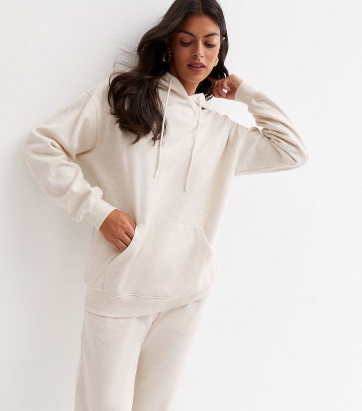 Cream Pocket Front Hoodie | New Look | New Look (UK)